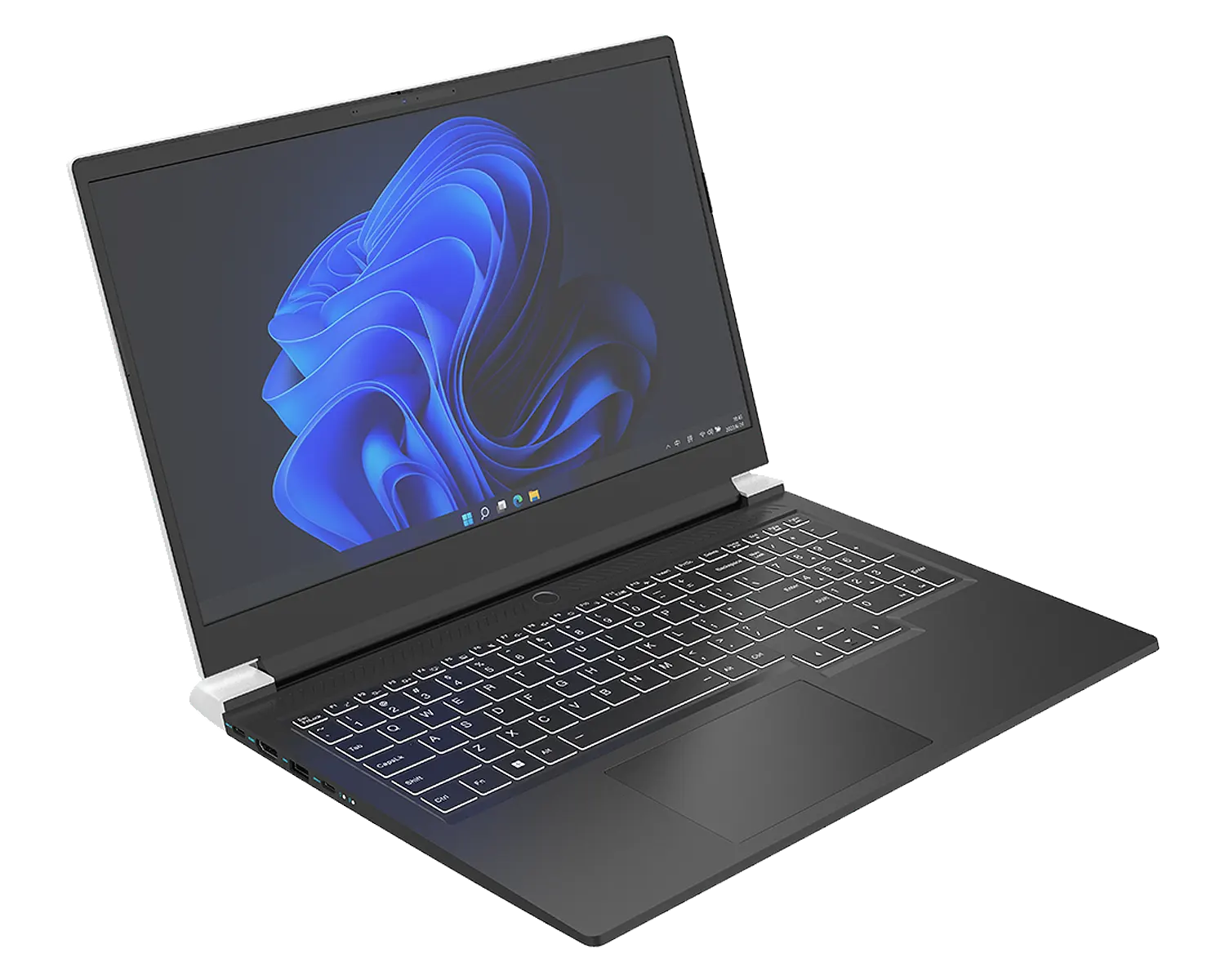 Henx laptop open display perspective